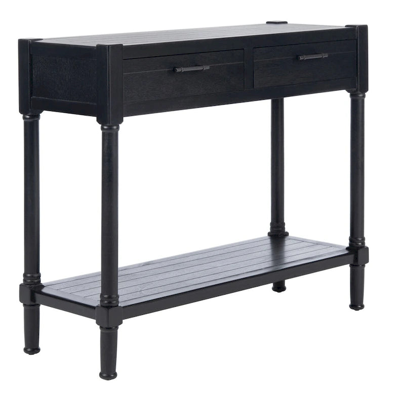 SAFAVIEH Phillis 2-Drawer Console Table - 35.5 W x 13 L x 29.5 H - 36Wx13Dx30H