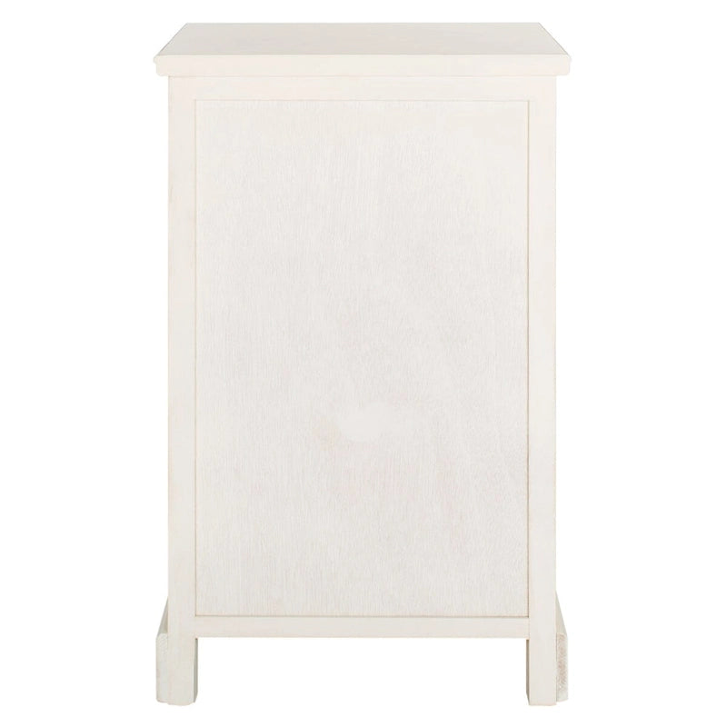 SAFAVIEH Clemie Grey Storage Side Table - 17.7 x 13.8 x 29.9 - 18Wx14Dx30H