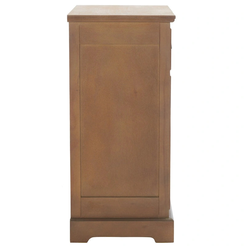 SAFAVIEH Clemie Grey Storage Side Table - 17.7 x 13.8 x 29.9 - 18Wx14Dx30H