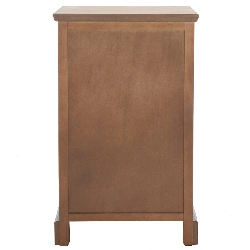 SAFAVIEH Clemie Grey Storage Side Table - 17.7 x 13.8 x 29.9 - 18Wx14Dx30H