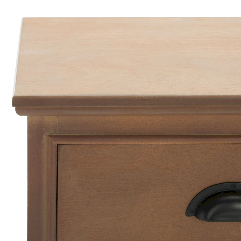 SAFAVIEH Clemie Grey Storage Side Table - 17.7 x 13.8 x 29.9 - 18Wx14Dx30H