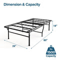 Priage by ZINUS SmartBase Heavy Duty Mattress Foundation