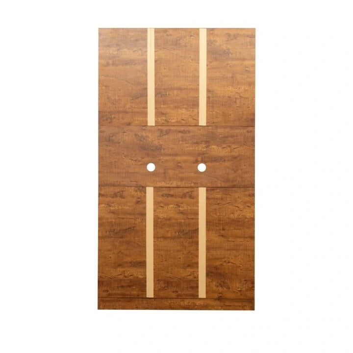 Rustic Farmhouse Tall Wardrobe, Armoire with Shelves, Open Compartment and Drawer, Freestanding Storage Closet Wardrobe Cabinet