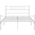 Yaheetech Metal Bed Frame Mattress Foundation with Slatted Bed Base