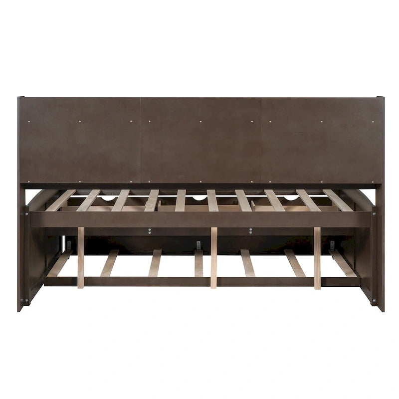 Full Size Wooden Captain Bed