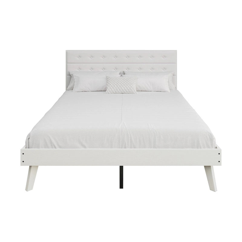 CraftPorch Mid-Century Wooden Platform Bed