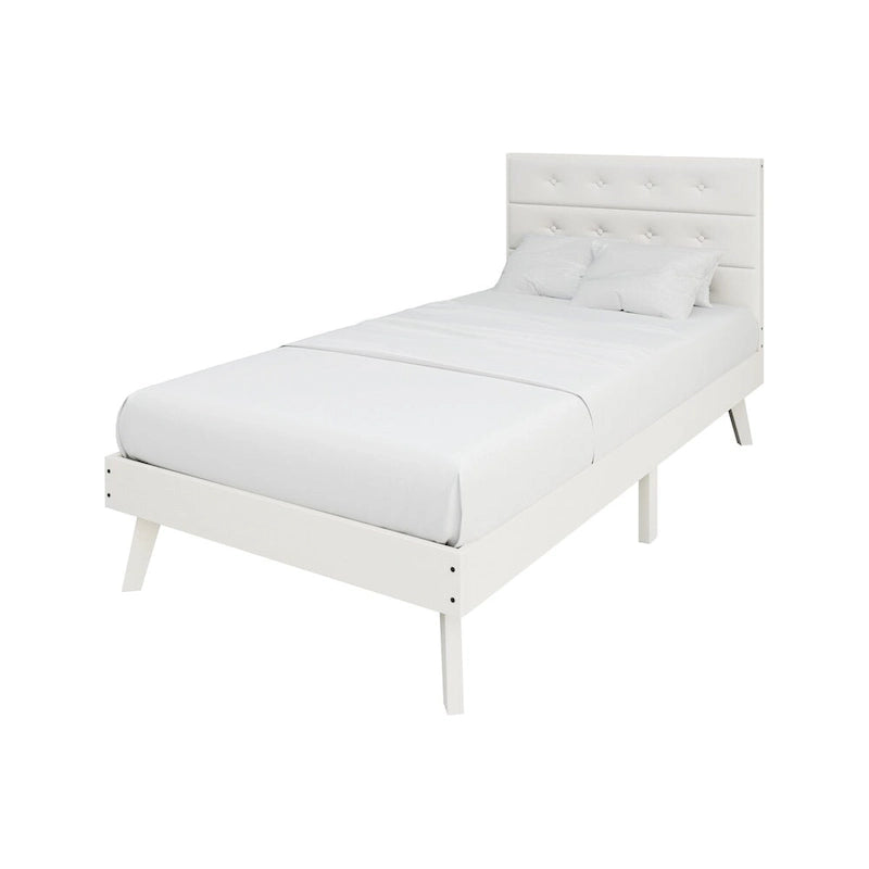 CraftPorch Mid-Century Wooden Platform Bed