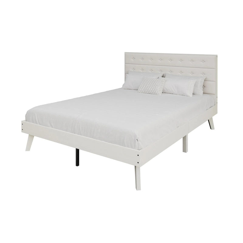 CraftPorch Mid-Century Wooden Platform Bed