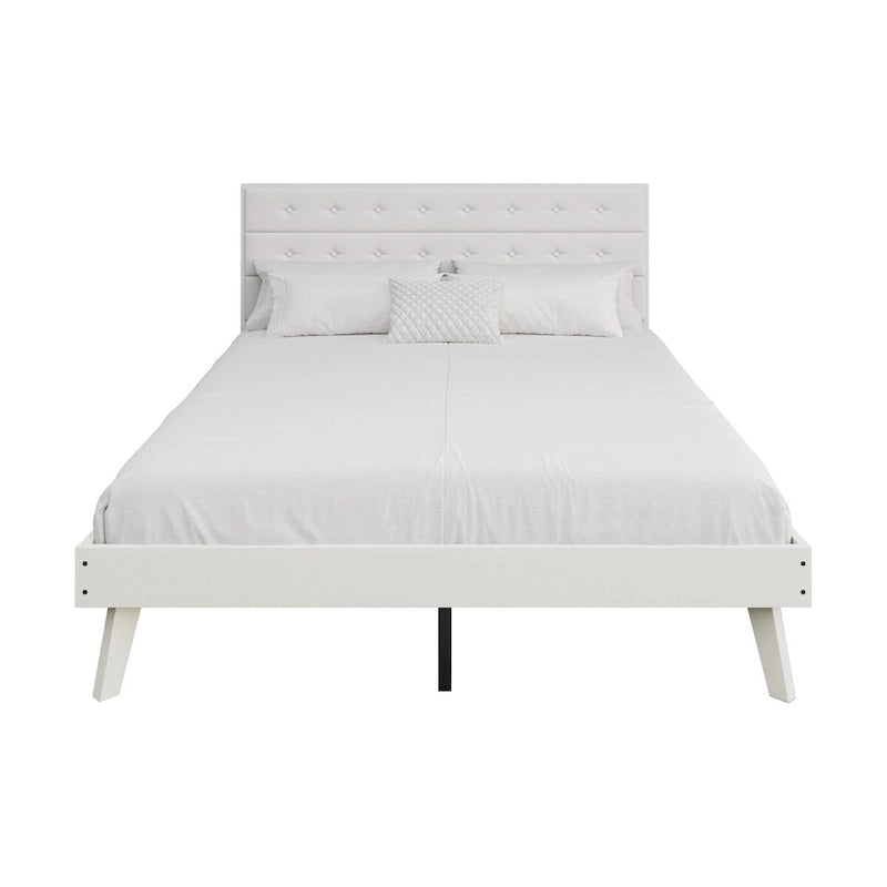 CraftPorch Mid-Century Wooden Platform Bed