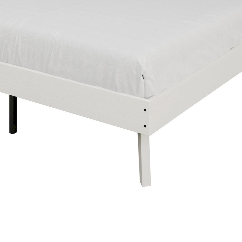 CraftPorch Mid-Century Wooden Platform Bed