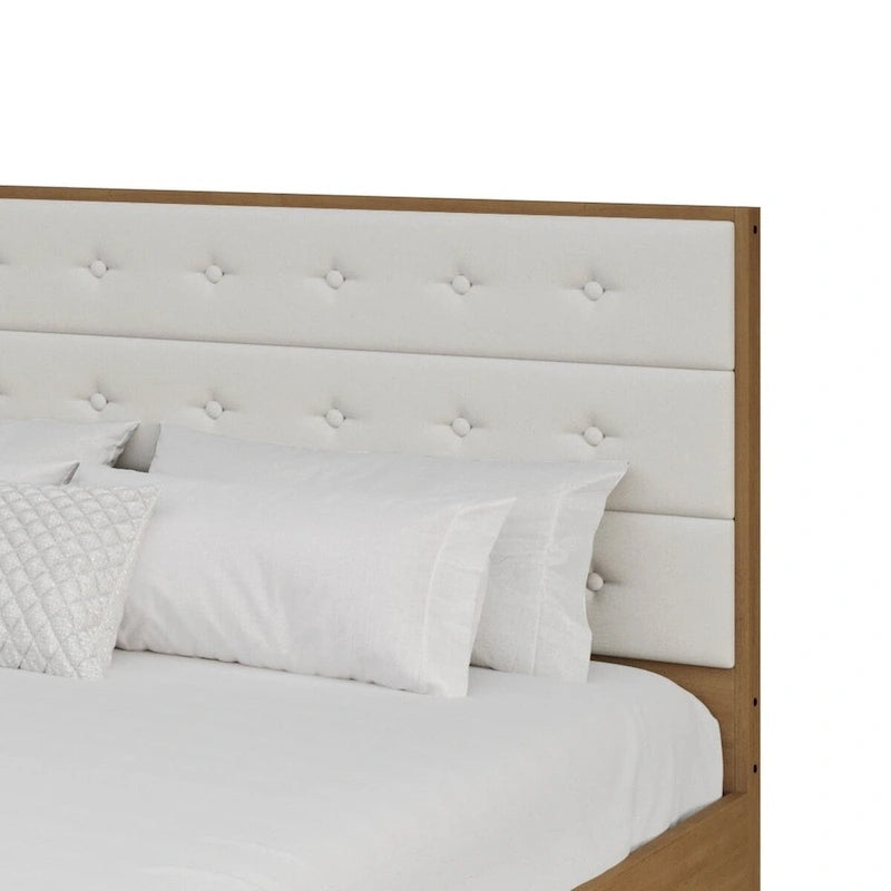CraftPorch Mid-Century Wooden Platform Bed