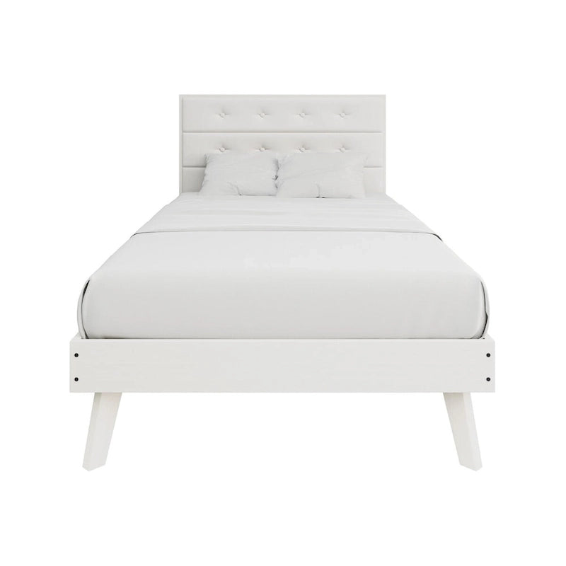 CraftPorch Mid-Century Wooden Platform Bed
