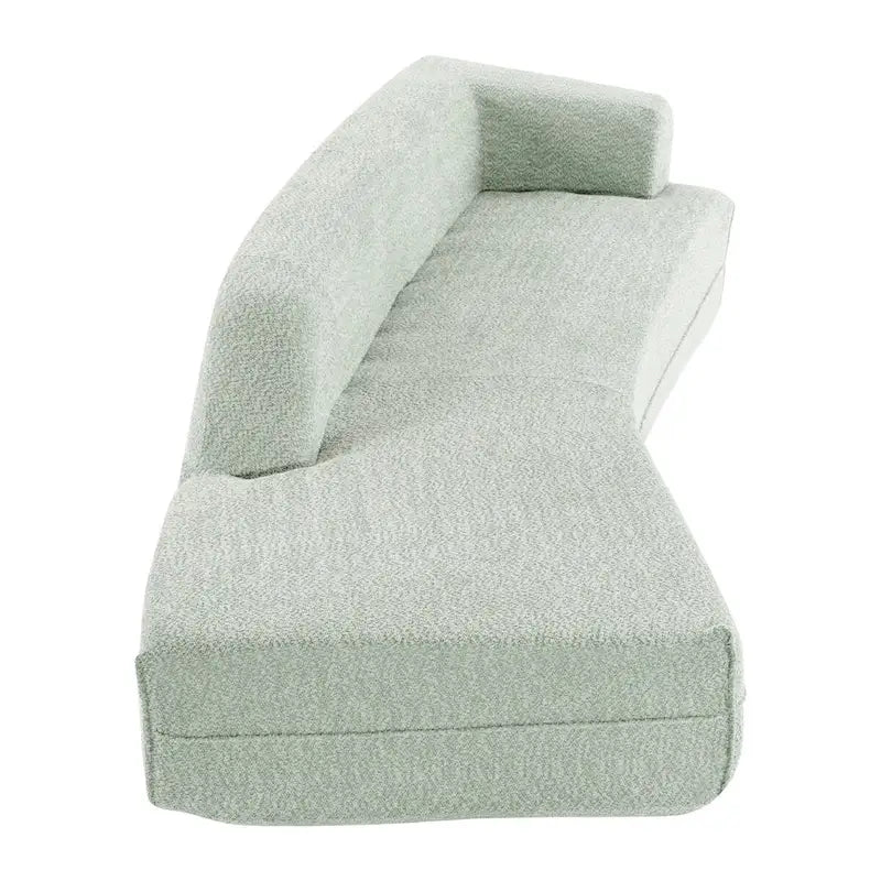 Curved Chaise Lounge Modern Indoor Sofa