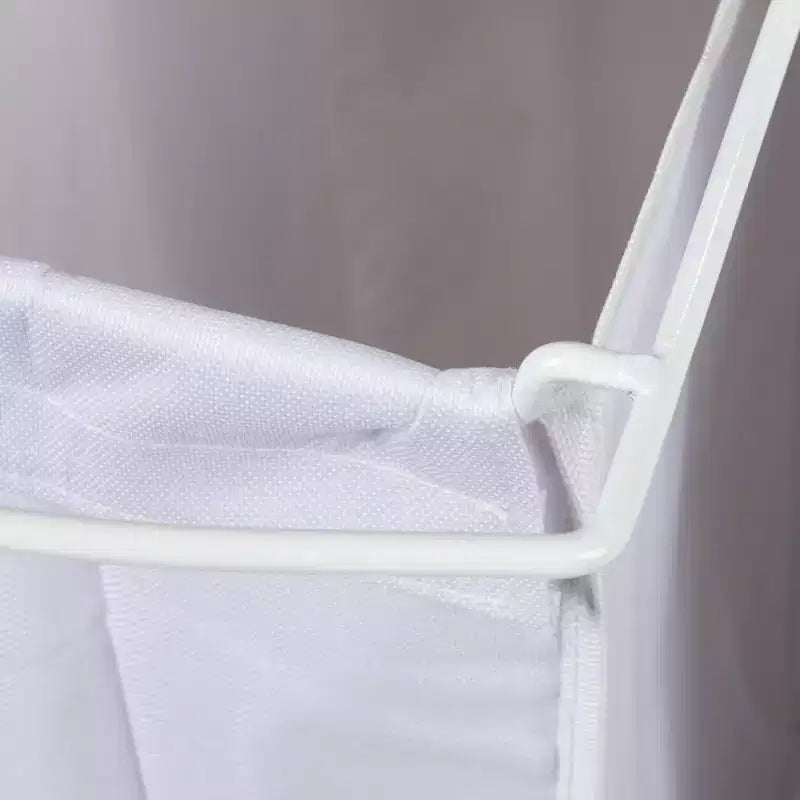 Centre de lavage 3 sacs, étagères en mélaminé lisse, cadre en acier robuste