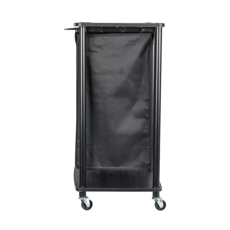 Centre de lavage 3 sacs, étagères en mélaminé lisse, cadre en acier robuste
