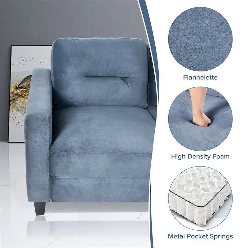 Comfortable Sofas with Wood Frame and Legs