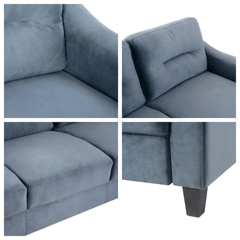 Comfortable Sofas with Wood Frame and Legs