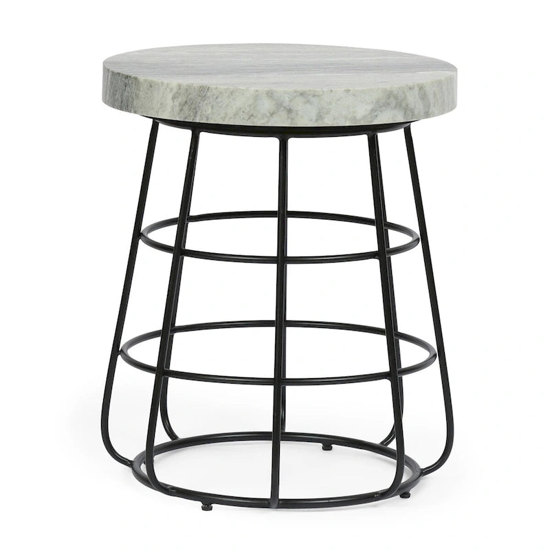 Thick Marble Side Table