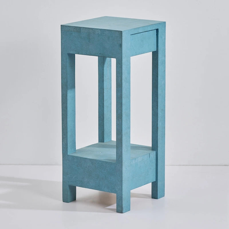 26 High Small Side Table End Table Square Nightstand for Bedroom Bed Side Living Room Sofa, D11 * W10.6 * H26