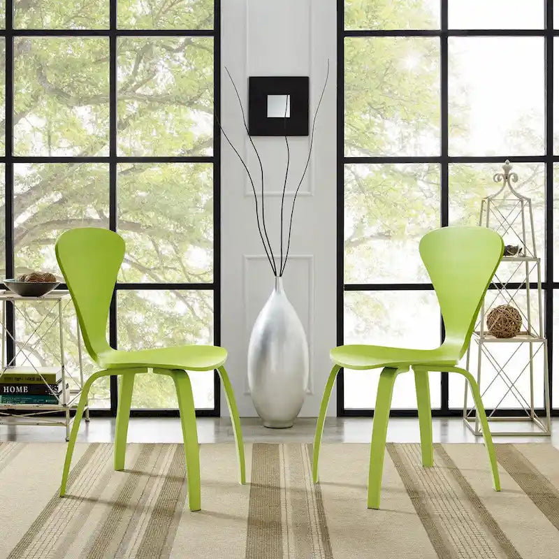 Modway Vortex Dining Chairs (Set of 2)