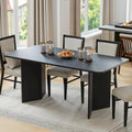 Solid Wood Square Dining Table for 6-8 People Nordic style