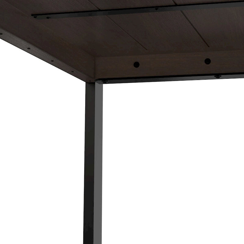 WyndenHall Phobe 66 inch x 40 inch Rectangle Modern Industrial Dining Table - 66 inches wide