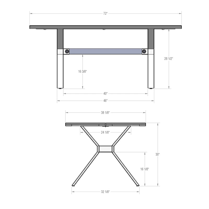 Amisco Leonie Wood Table and Snyder Chairs 7-Pieces Dining Set