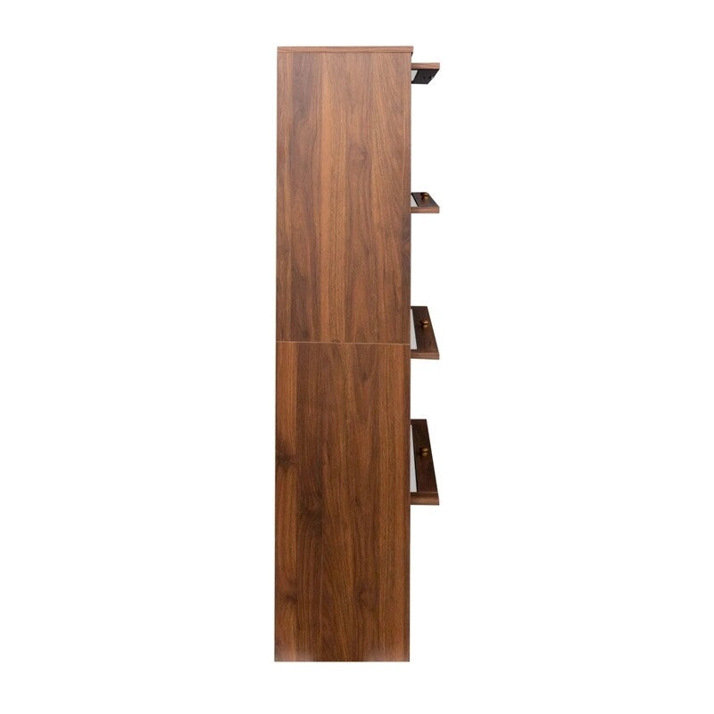 Modern Glass Doors Office Storage Cabinet Dustproof Bookshelf