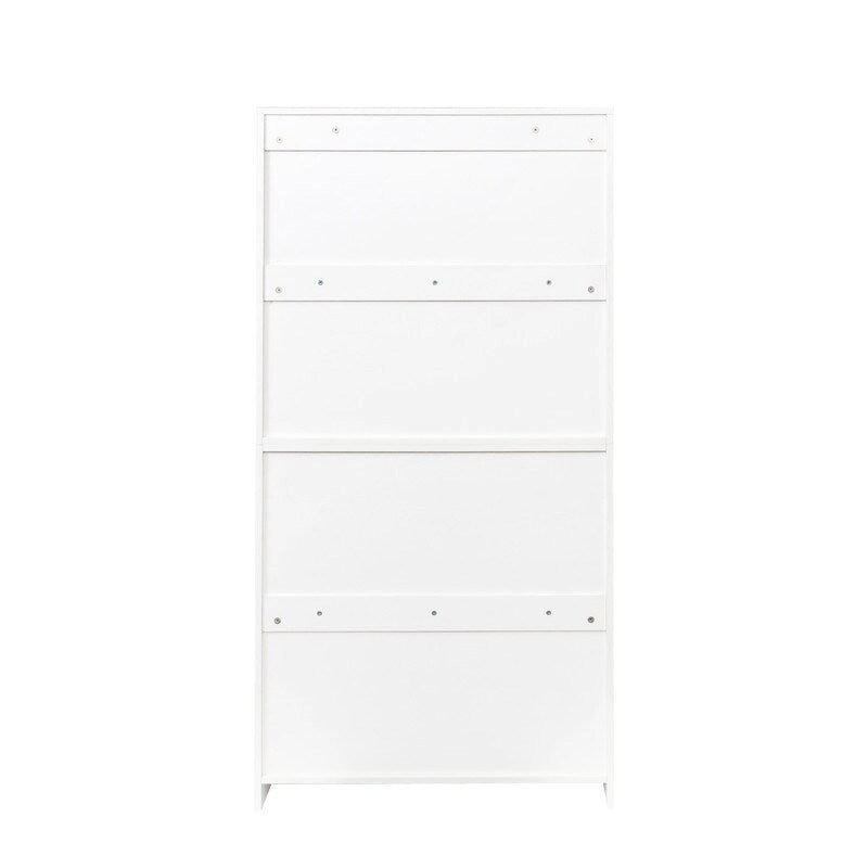 Modern Glass Doors Office Storage Cabinet Dustproof Bookshelf