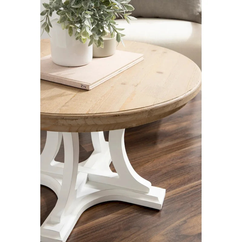 Kate and Laurel Linsley Wood Coffee Table