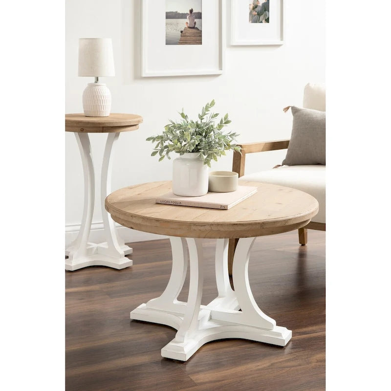 Kate and Laurel Linsley Wood Coffee Table
