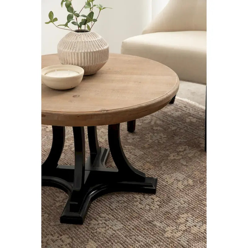Kate and Laurel Linsley Wood Coffee Table