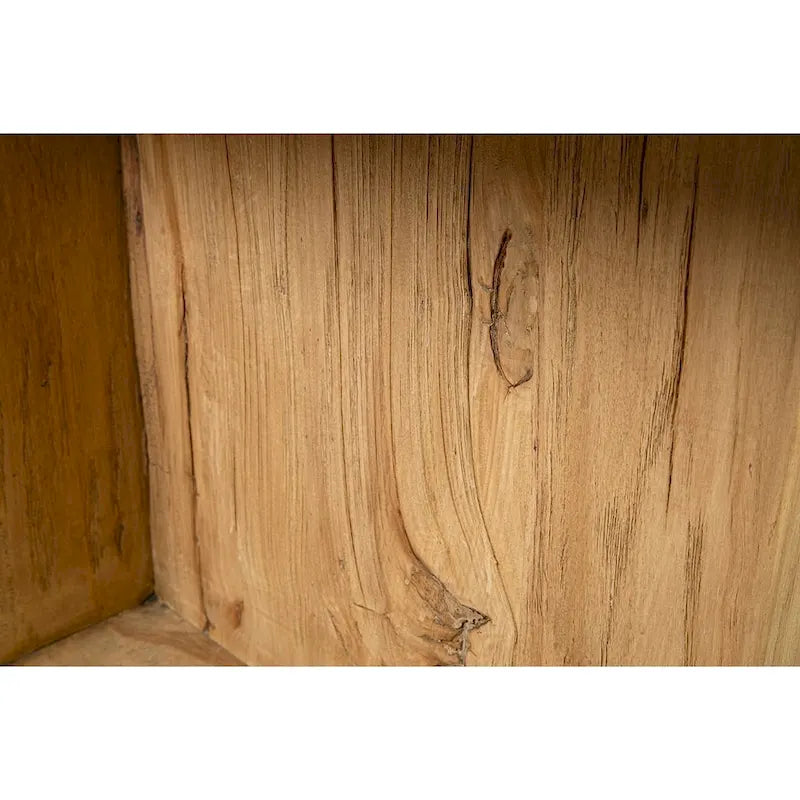 Bridges Reclaimed Elm Side Table, Natural