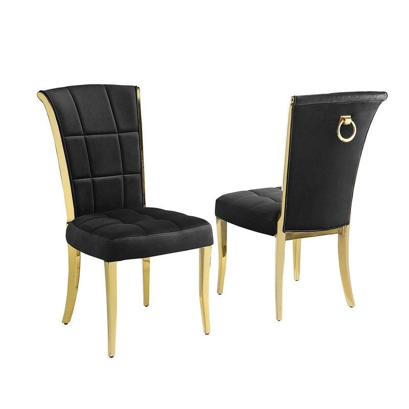 Best Quality Furniture D321-SC324-7 Dining Set with 78 White Marble Top