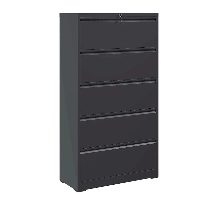 5 Drawer Lateral File Cabinet with Lock, for Legal/Letter/A4/F4 Size
