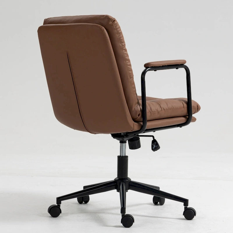 GEITIN Home Office Desk Task Swivel Chair with Padded Armrest
