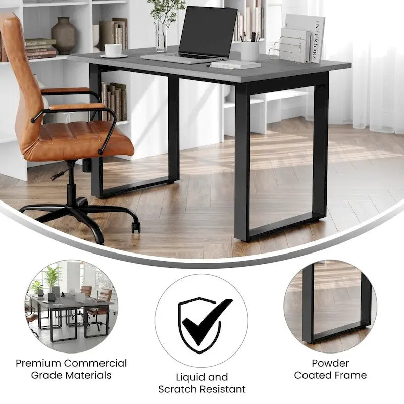Commercial Conference Table with Laminate Top and U-Frame Base