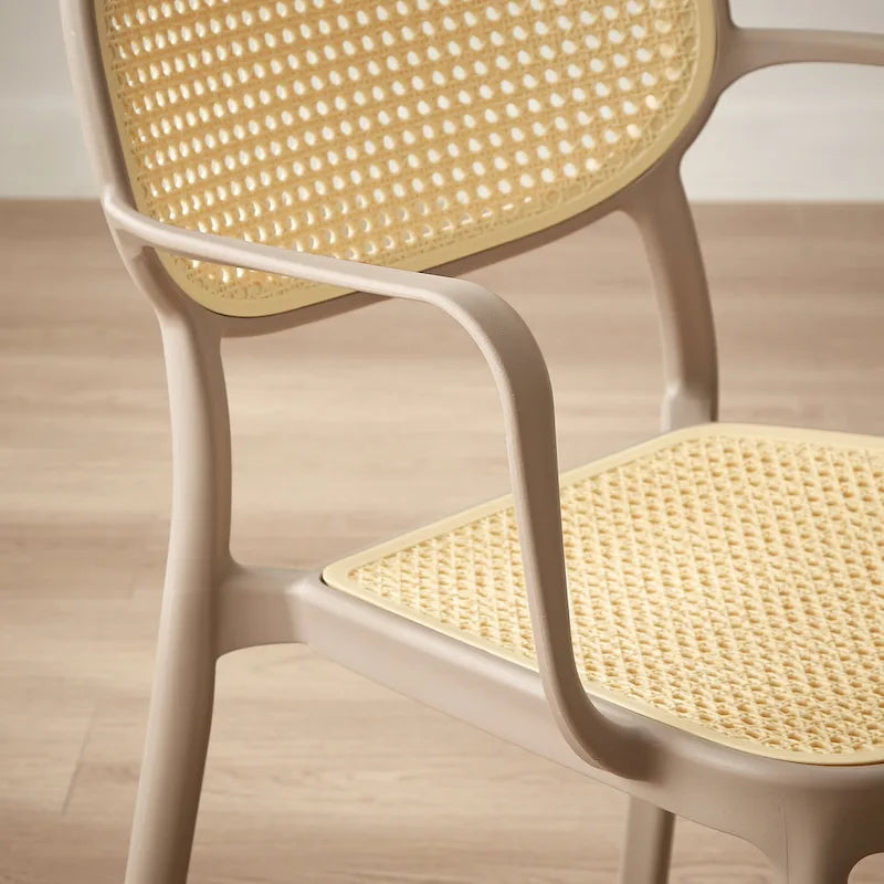 Art Leon Set of 2 Modern Stackable Indoor or Outdoor Dining Chair