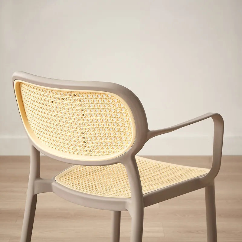 Art Leon Set of 2 Modern Stackable Indoor or Outdoor Dining Chair