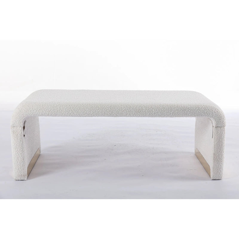 Bench With Gold Metal Legs