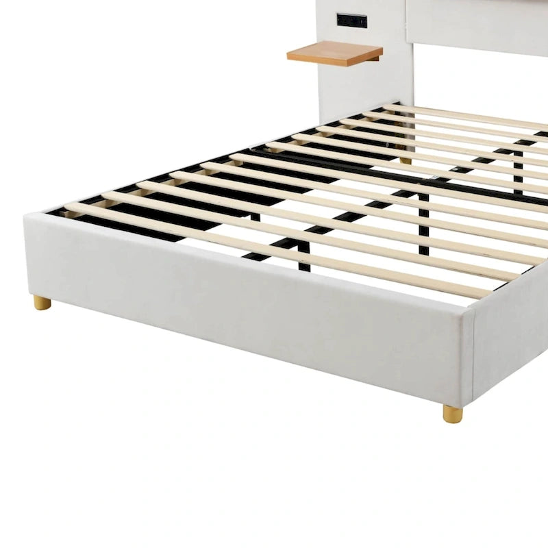 Queen Upholstered Platform Bed