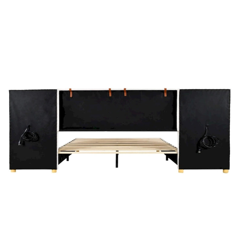 Queen Upholstered Platform Bed