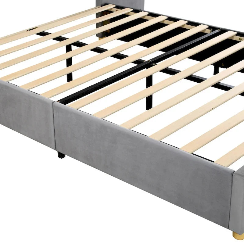 Queen Upholstered Platform Bed