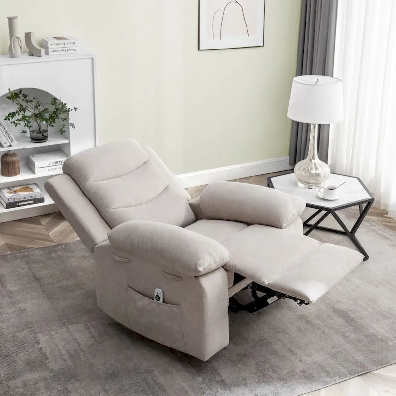 Power Recliner Chair with Adjustable Massage Function