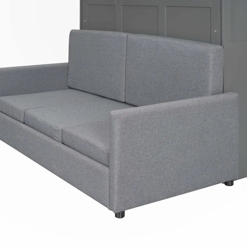 Queen Size Murphy Bed Wall Bed with Cushion